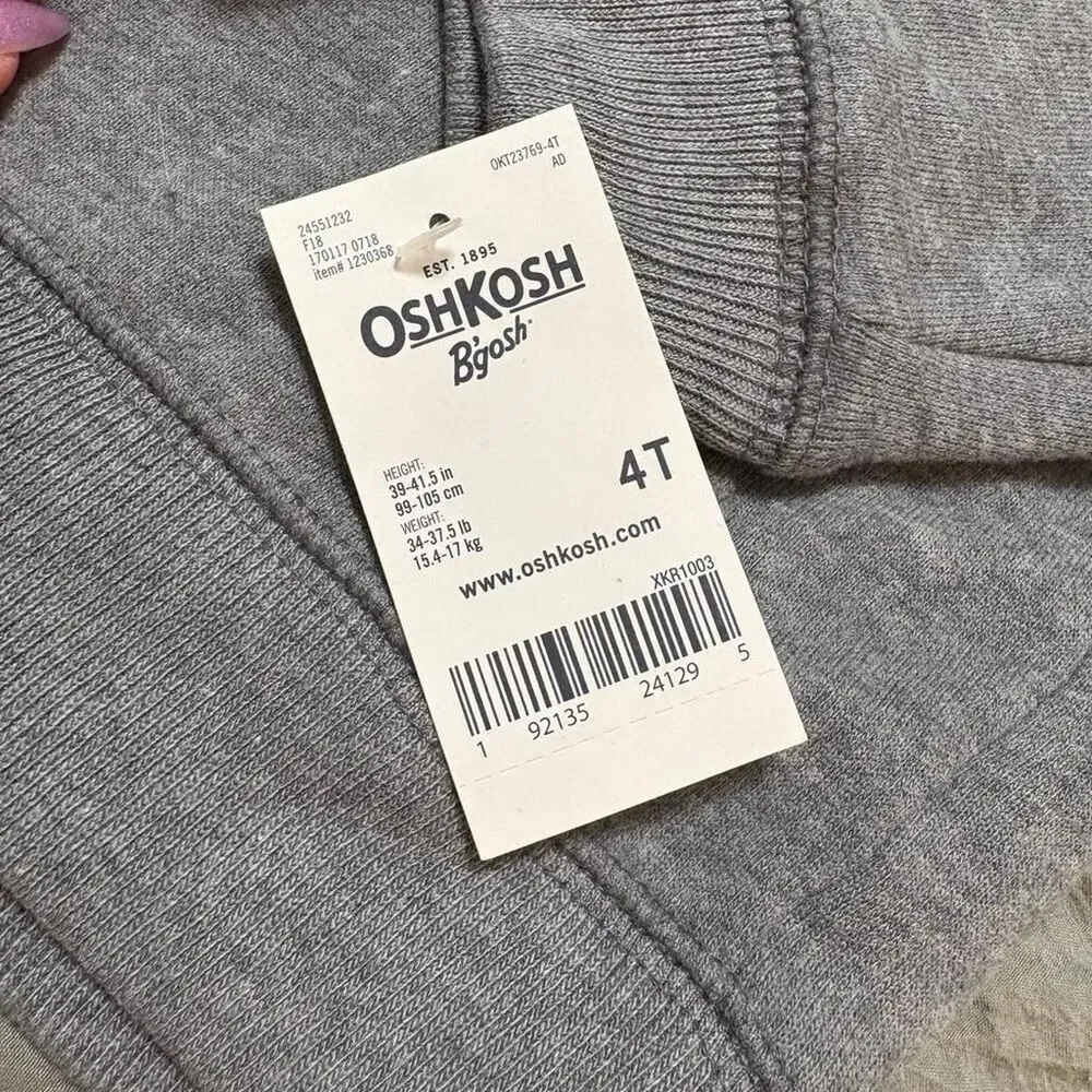 Oshkosh-b-gosh Grey Hoodie